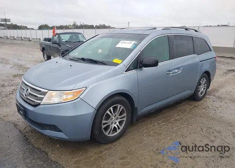 2012 Honda Odyssey Ex-L z USA, uszkodzony, nr VIN 5FNRL5H66CB093777